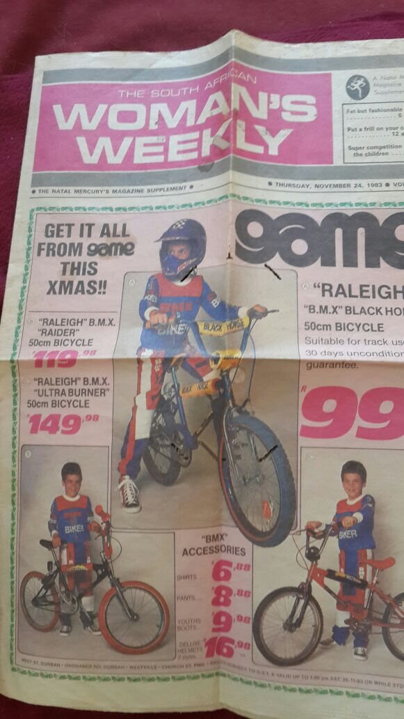 1983 BMX advert in colour